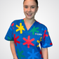 Unisex cmr Fun Scrubs